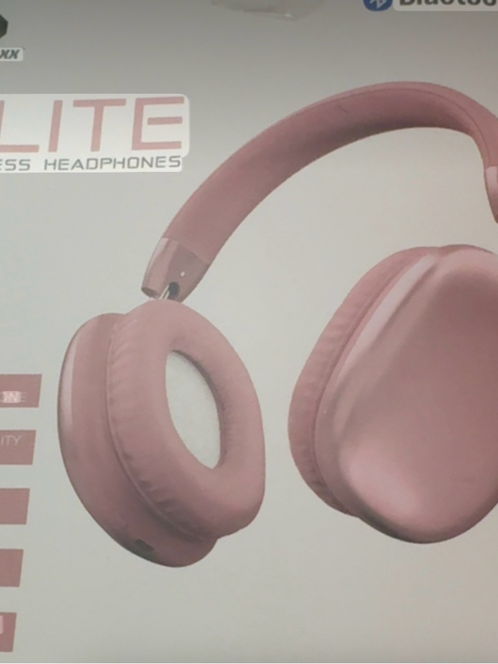 Wireless Over-Ear Headphones in Dusty Pink